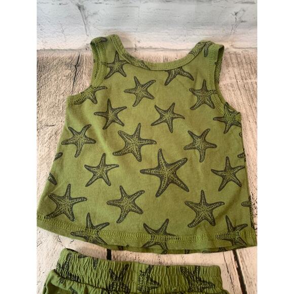 GRAYSON MINI Boy’s Two Piece Starfish Tank and Short Set / Size: 0-3 Months - Picture 5 of 7
